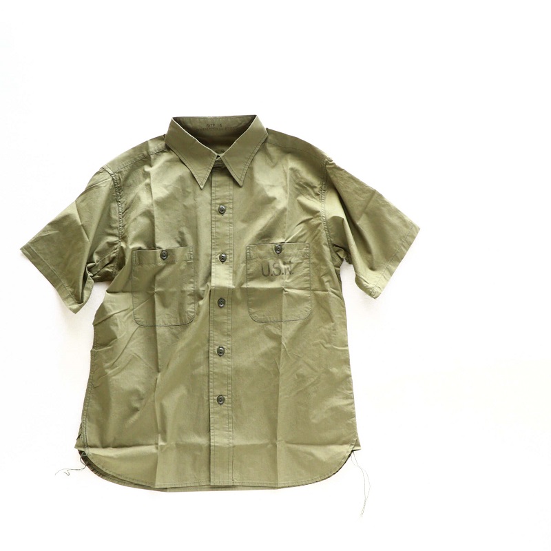 Buzz Rickson's バズリクソンズ UTILITY S/S SHIRTS N-3 ユーティリティー半袖シャツ オリーブ