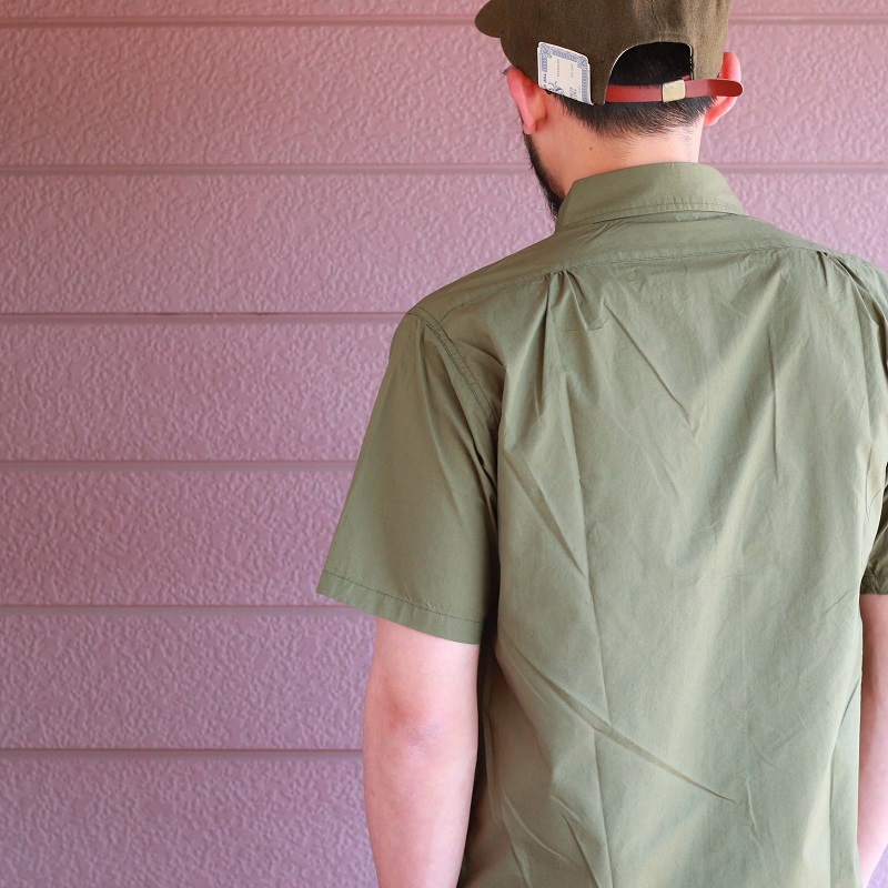 Buzz Rickson's バズリクソンズ UTILITY S/S SHIRTS N-3 ユーティリティー半袖シャツ オリーブ