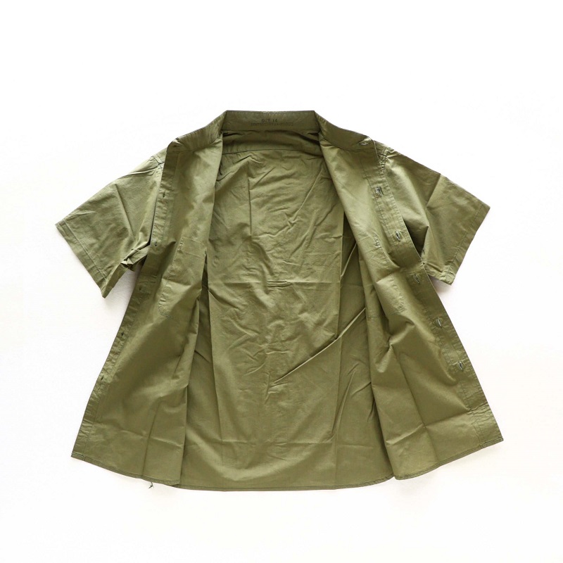 Buzz Rickson's バズリクソンズ UTILITY S/S SHIRTS N-3 ユーティリティー半袖シャツ オリーブ