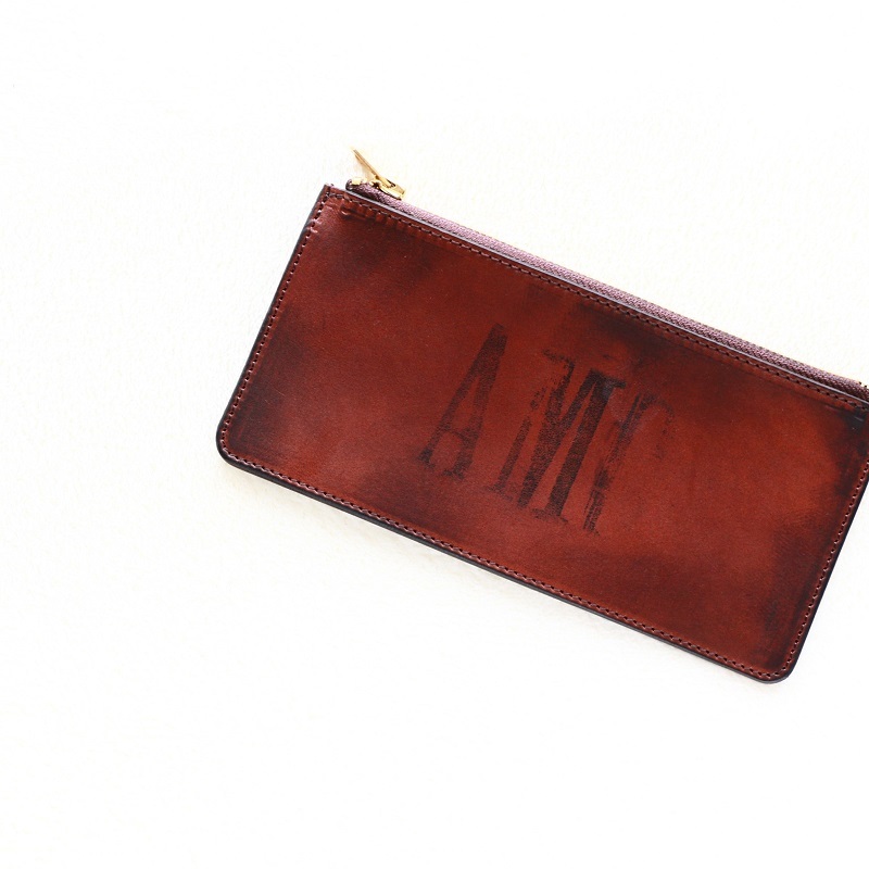 vasco ヴァスコ PAINT LEATHER LONG ZIP WALLET プリントレザーロングジップウォレット