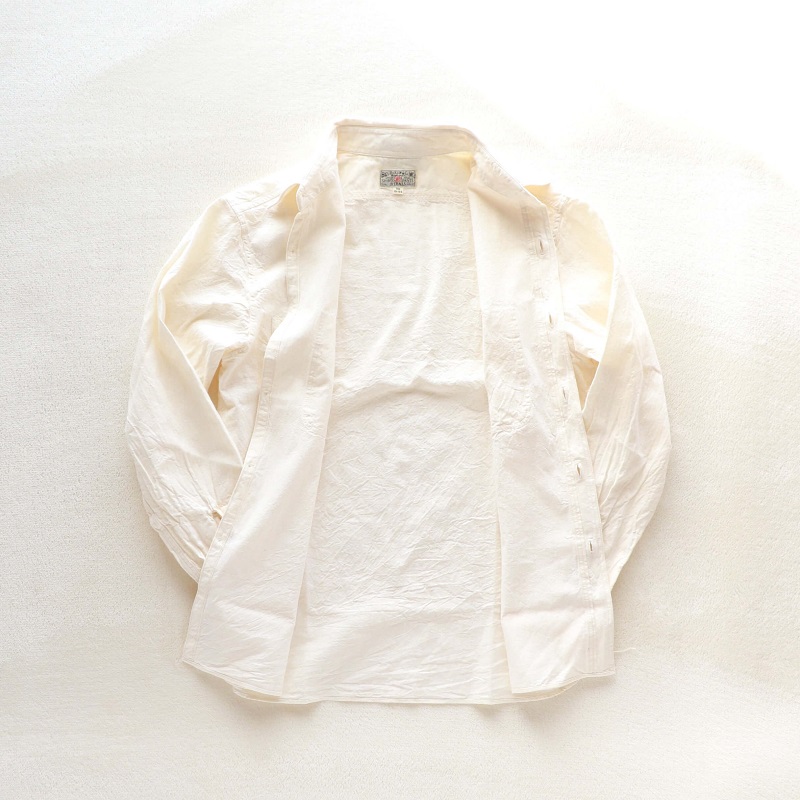 Buzz Rickson's バズリクソンズ WHITE CHAMBRAY WORK SHIRT ホワイトシャンブレー ワークシャツ