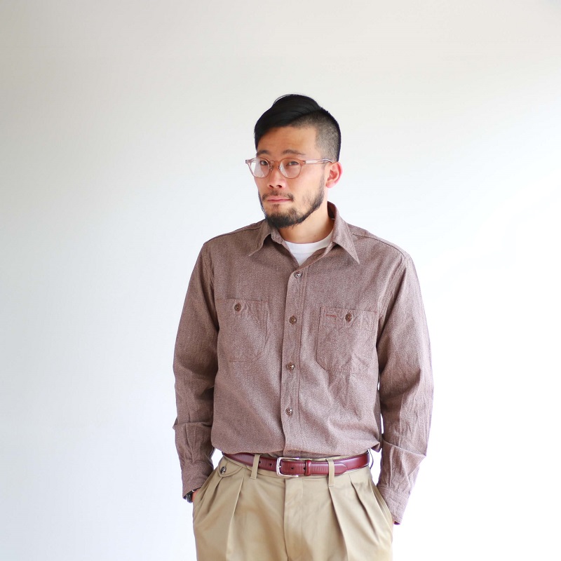 Buzz Rickson's バズリクソンズ COTTON COVERT WORK SHIRT コットンカバート ワークシャツ