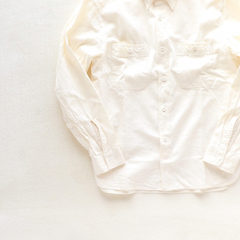 Buzz Rickson's バズリクソンズ WHITE CHAMBRAY WORK SHIRT ホワイトシャンブレー ワークシャツ