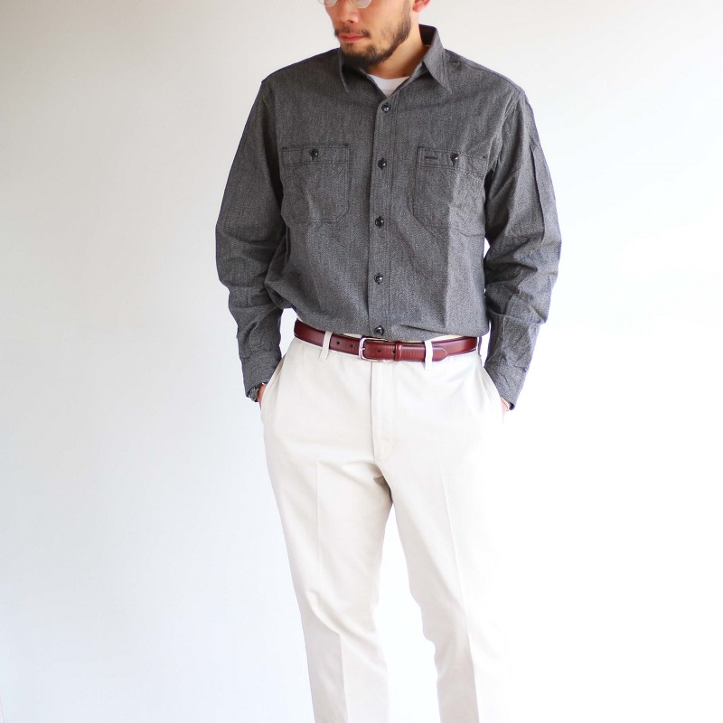 Buzz Rickson's バズリクソンズ COTTON COVERT WORK SHIRT コットンカバート ワークシャツ