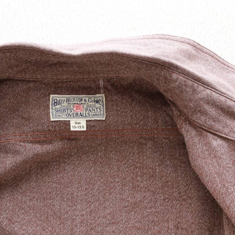 Buzz Rickson's バズリクソンズ COTTON COVERT WORK SHIRT コットンカバート ワークシャツ