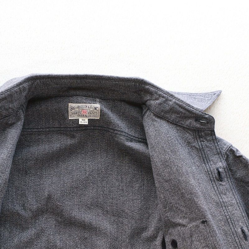 Buzz Rickson's バズリクソンズ COTTON COVERT WORK SHIRT コットンカバート ワークシャツ