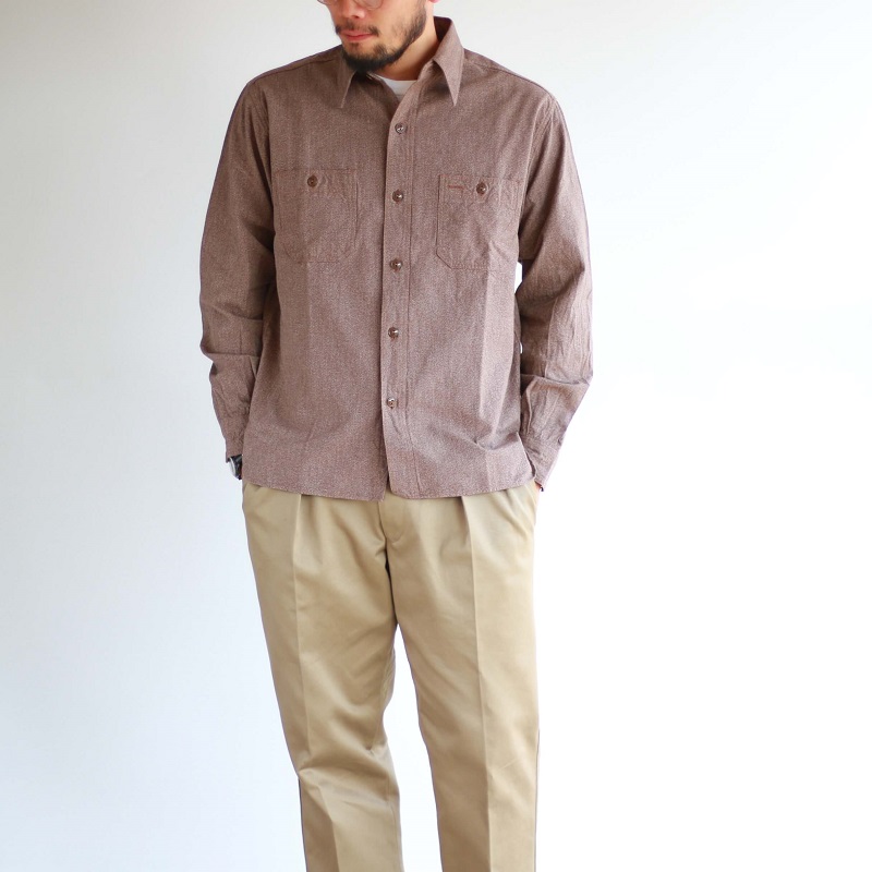 Buzz Rickson's バズリクソンズ COTTON COVERT WORK SHIRT コットンカバート ワークシャツ
