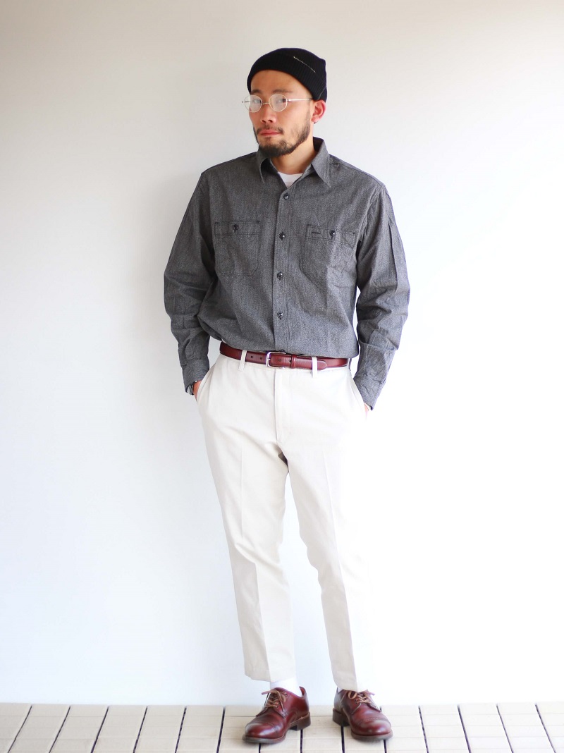 Buzz Rickson's バズリクソンズ COTTON COVERT WORK SHIRT コットンカバート ワークシャツ