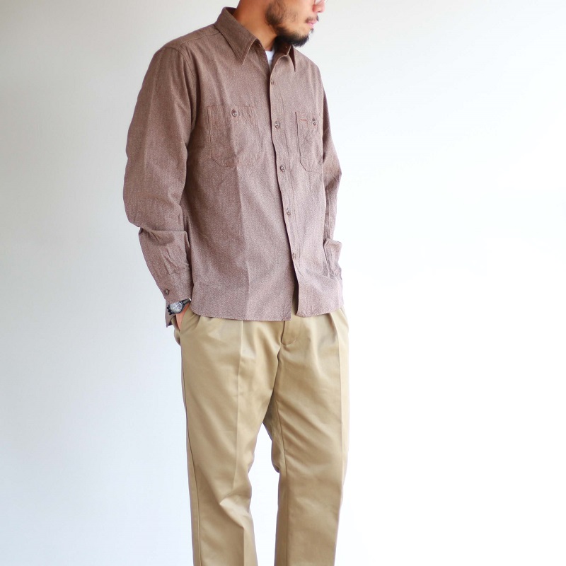 Buzz Rickson's バズリクソンズ COTTON COVERT WORK SHIRT コットンカバート ワークシャツ