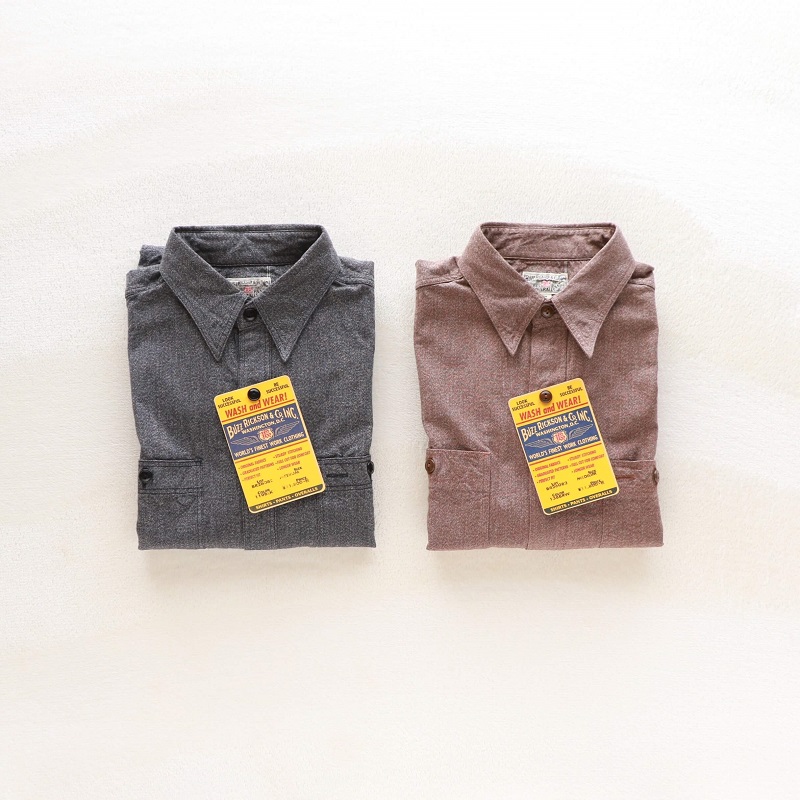 Buzz Rickson's バズリクソンズ COTTON COVERT WORK SHIRT コットンカバート ワークシャツ