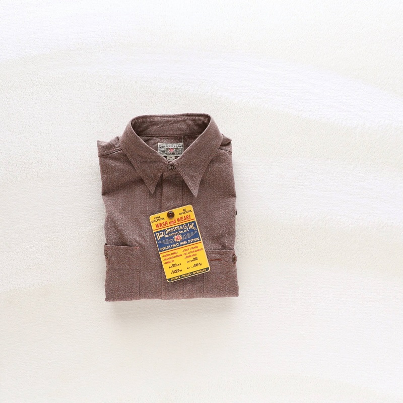 Buzz Rickson's バズリクソンズ COTTON COVERT WORK SHIRT コットンカバート ワークシャツ