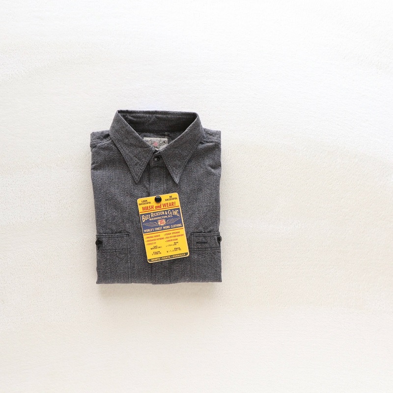 Buzz Rickson's バズリクソンズ COTTON COVERT WORK SHIRT コットンカバート ワークシャツ