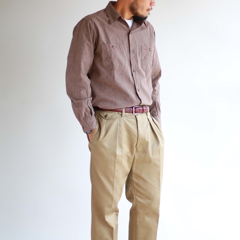 Buzz Rickson's バズリクソンズ COTTON COVERT WORK SHIRT コットンカバート ワークシャツ