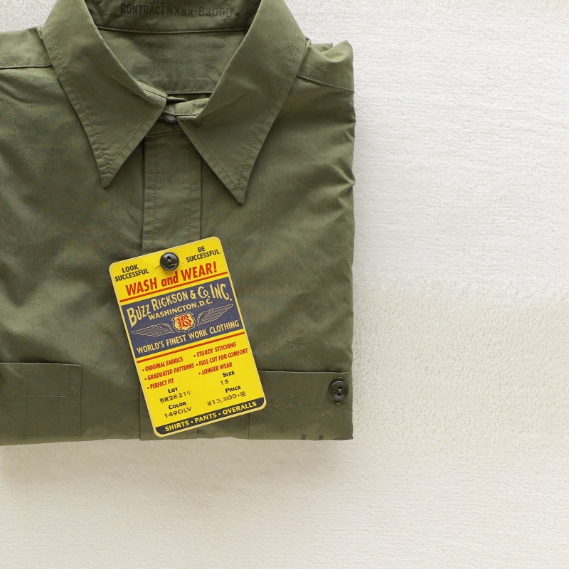 Buzz Rickson's バズリクソンズ UTILITY SHIRTS N-3 ユーティリティシャツ N-3 オリーブ