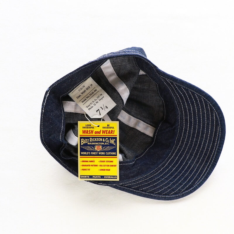 Buzz Rickson's バズリクソンズ DENIM ARMY CAP "PW" デニムアーミーキャップ "PW"