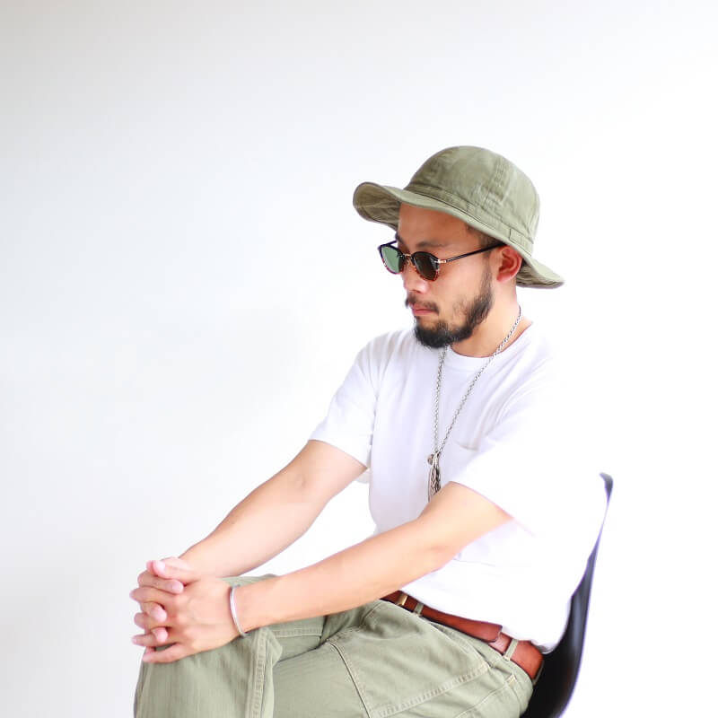 Buzz Rickson's バズリクソンズ O.D. HERRINGBONE ARMY HAT