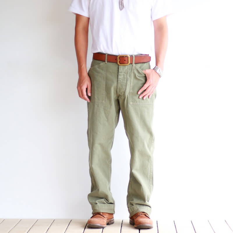 Buzz Rickson's バズリクソンズ HERRINGBONE U.S. MARINE COOP PANTS EARLY MODEL USMC ヘリンボーンパンツ 初期型 