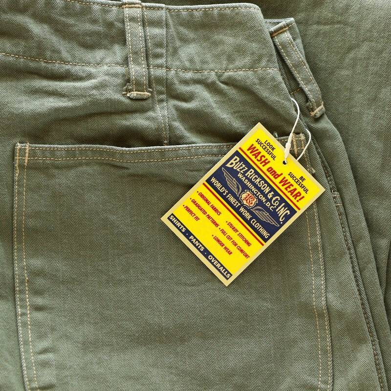 Buzz Rickson's バズリクソンズ HERRINGBONE U.S. MARINE COOP PANTS EARLY MODEL USMC ヘリンボーンパンツ 初期型 