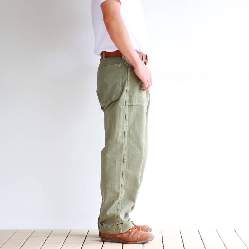 Buzz Rickson's バズリクソンズ HERRINGBONE U.S. MARINE COOP PANTS EARLY MODEL USMC ヘリンボーンパンツ 初期型 