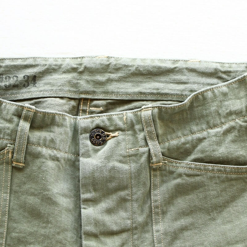 Buzz Rickson's バズリクソンズ HERRINGBONE U.S. MARINE COOP PANTS EARLY MODEL USMC ヘリンボーンパンツ 初期型 