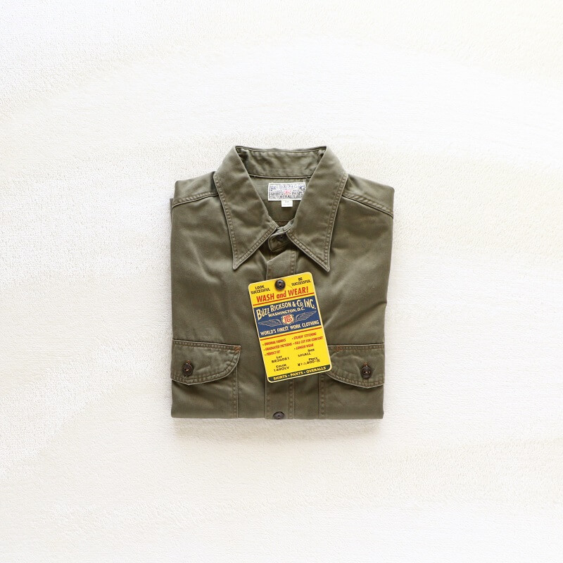 Buzz Rickson's バズリクソンズ HERRINGBONE WORK SHIRT ヘリンボーン ワークシャツ