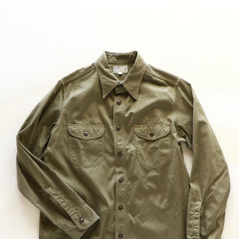 Buzz Rickson's バズリクソンズ HERRINGBONE WORK SHIRT ヘリンボーン ワークシャツ