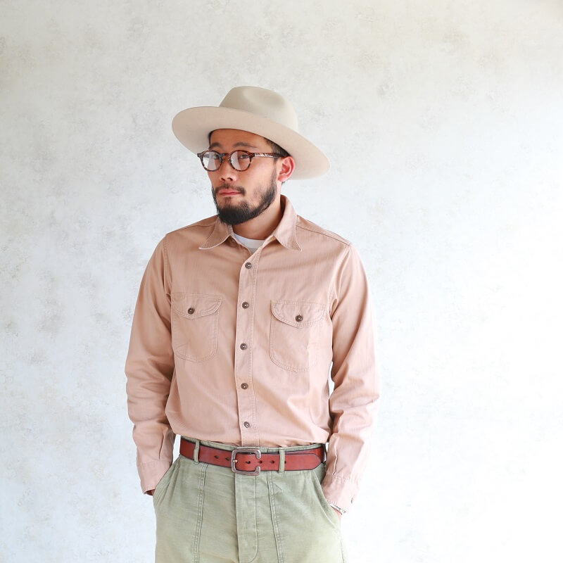 Buzz Rickson's バズリクソンズ HERRINGBONE WORK SHIRT ヘリンボーン ワークシャツ