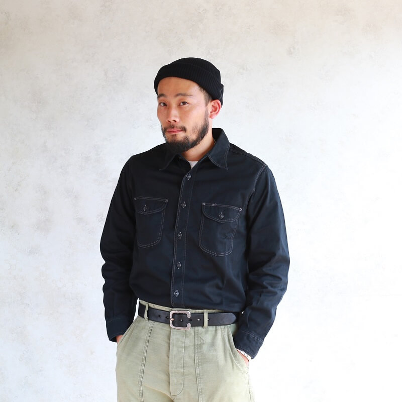 Buzz Rickson's バズリクソンズ HERRINGBONE WORK SHIRT ヘリンボーン ワークシャツ