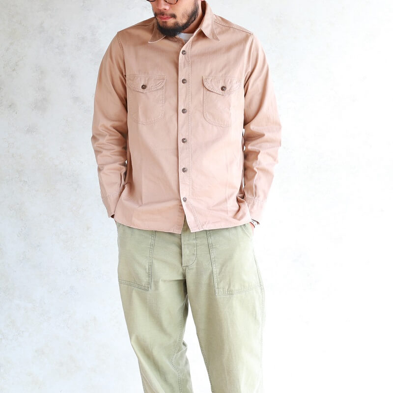 Buzz Rickson's バズリクソンズ HERRINGBONE WORK SHIRT ヘリンボーン ワークシャツ