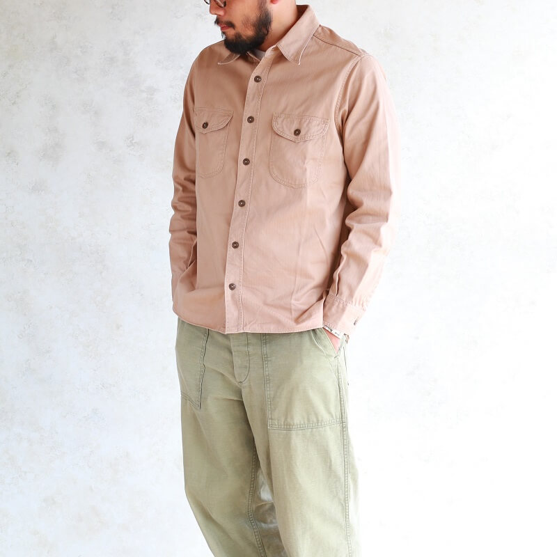 Buzz Rickson's バズリクソンズ HERRINGBONE WORK SHIRT ヘリンボーン ワークシャツ