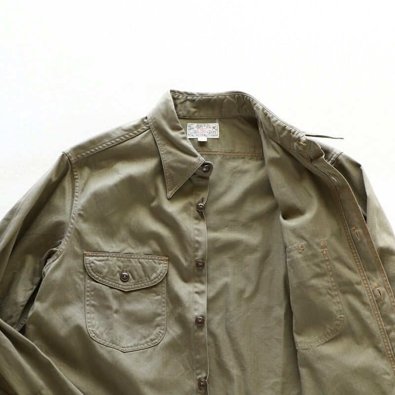 Buzz Rickson's バズリクソンズ HERRINGBONE WORK SHIRT ヘリンボーン ワークシャツ