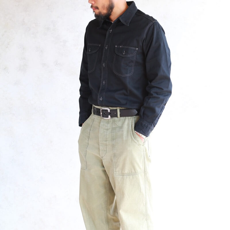 Buzz Rickson's バズリクソンズ HERRINGBONE WORK SHIRT ヘリンボーン ワークシャツ