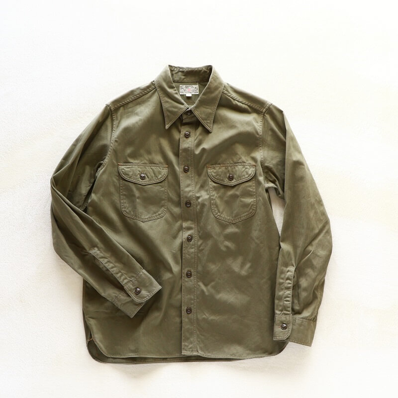 Buzz Rickson's バズリクソンズ HERRINGBONE WORK SHIRT ヘリンボーン ワークシャツ