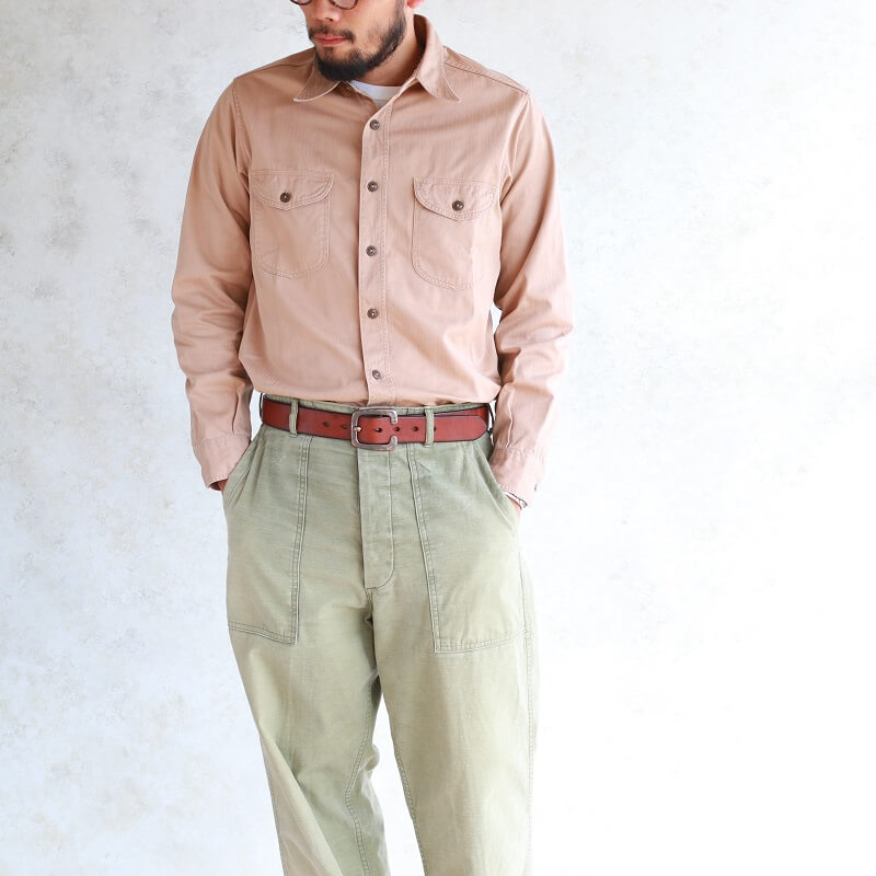 Buzz Rickson's バズリクソンズ HERRINGBONE WORK SHIRT ヘリンボーン ワークシャツ