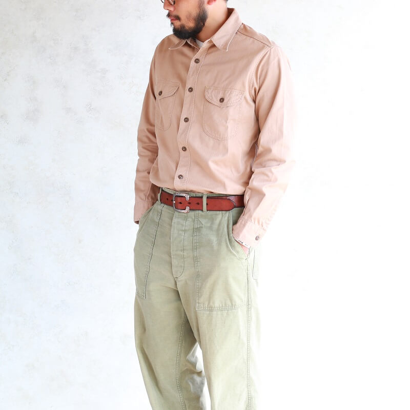 Buzz Rickson's バズリクソンズ HERRINGBONE WORK SHIRT ヘリンボーン ワークシャツ