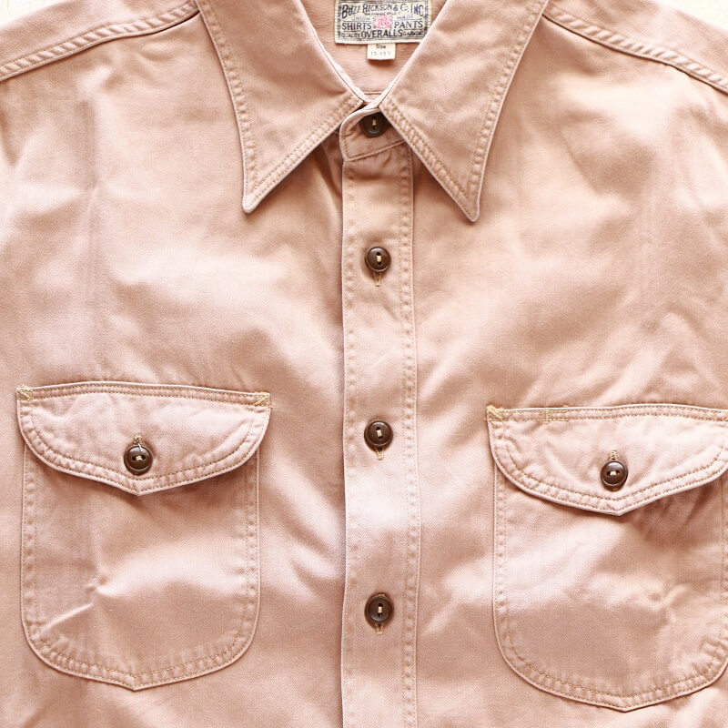 Buzz Rickson's バズリクソンズ HERRINGBONE WORK SHIRT ヘリンボーン ワークシャツ