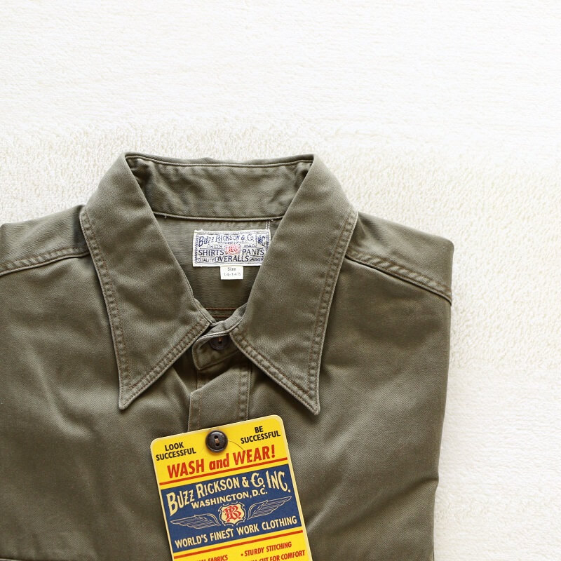 Buzz Rickson's バズリクソンズ HERRINGBONE WORK SHIRT ヘリンボーン ワークシャツ