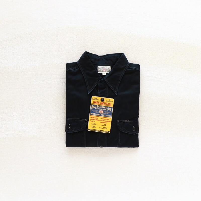 Buzz Rickson's バズリクソンズ HERRINGBONE WORK SHIRT ヘリンボーン ワークシャツ