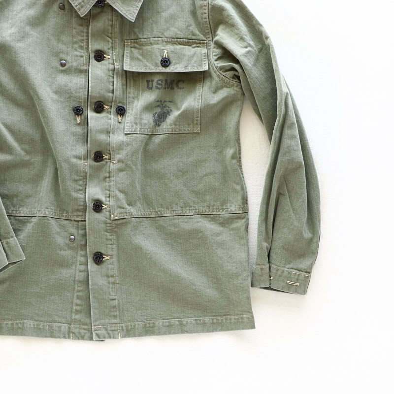 Buzz Rickson's バズリクソンズ HERRINGBONE U.S. MARINE COOP JACKET ヘリンボーンツイル USMC ジャケット