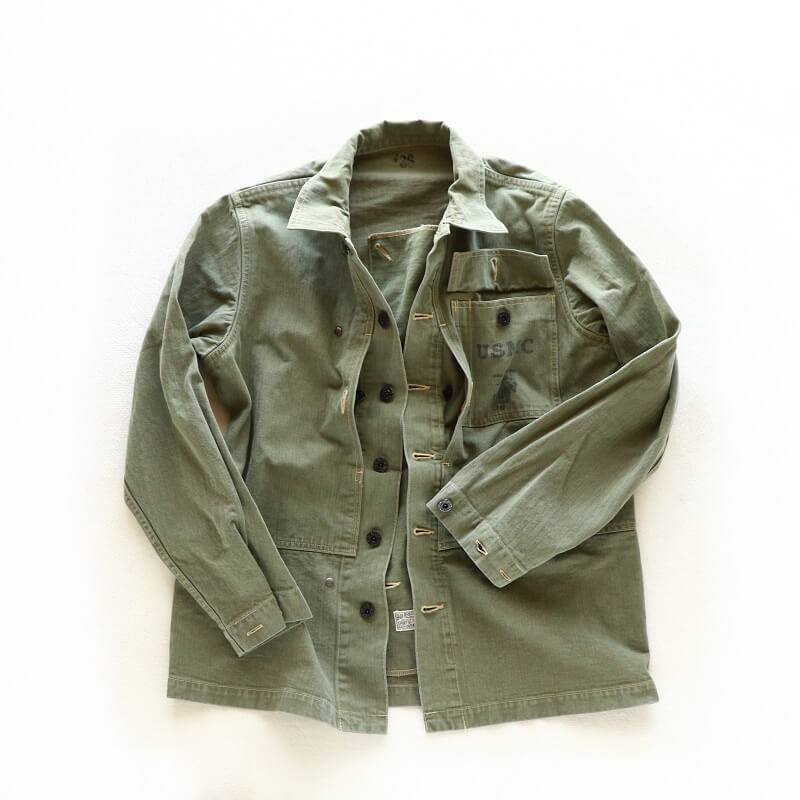 Buzz Rickson's バズリクソンズ HERRINGBONE U.S. MARINE COOP JACKET ヘリンボーンツイル USMC ジャケット