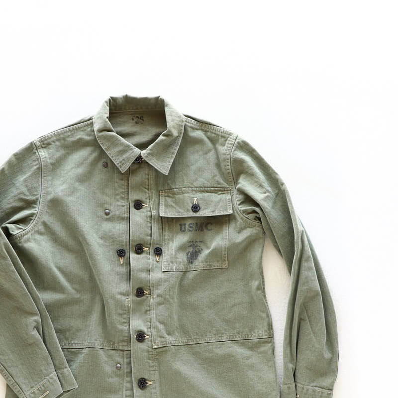 Buzz Rickson's バズリクソンズ HERRINGBONE U.S. MARINE COOP JACKET ヘリンボーンツイル USMC ジャケット