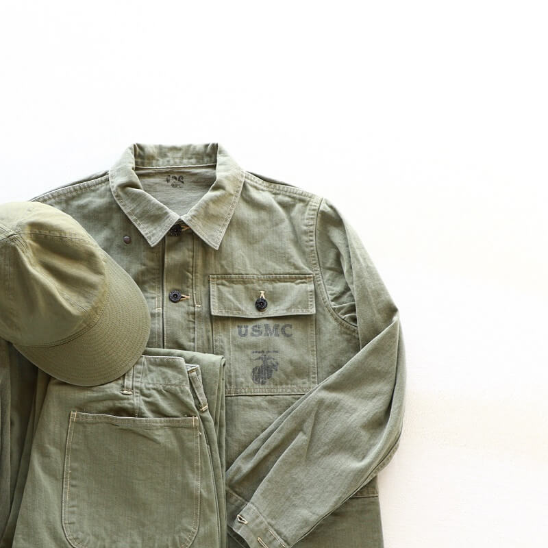 Buzz Rickson's バズリクソンズ HERRINGBONE U.S. MARINE COOP JACKET ヘリンボーンツイル USMC ジャケット