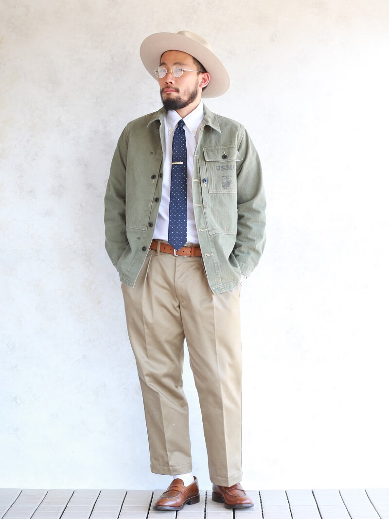 Buzz Rickson's バズリクソンズ HERRINGBONE U.S. MARINE COOP JACKET ヘリンボーンツイル USMC ジャケット