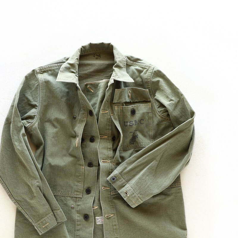 Buzz Rickson's バズリクソンズ HERRINGBONE U.S. MARINE COOP JACKET ヘリンボーンツイル USMC ジャケット