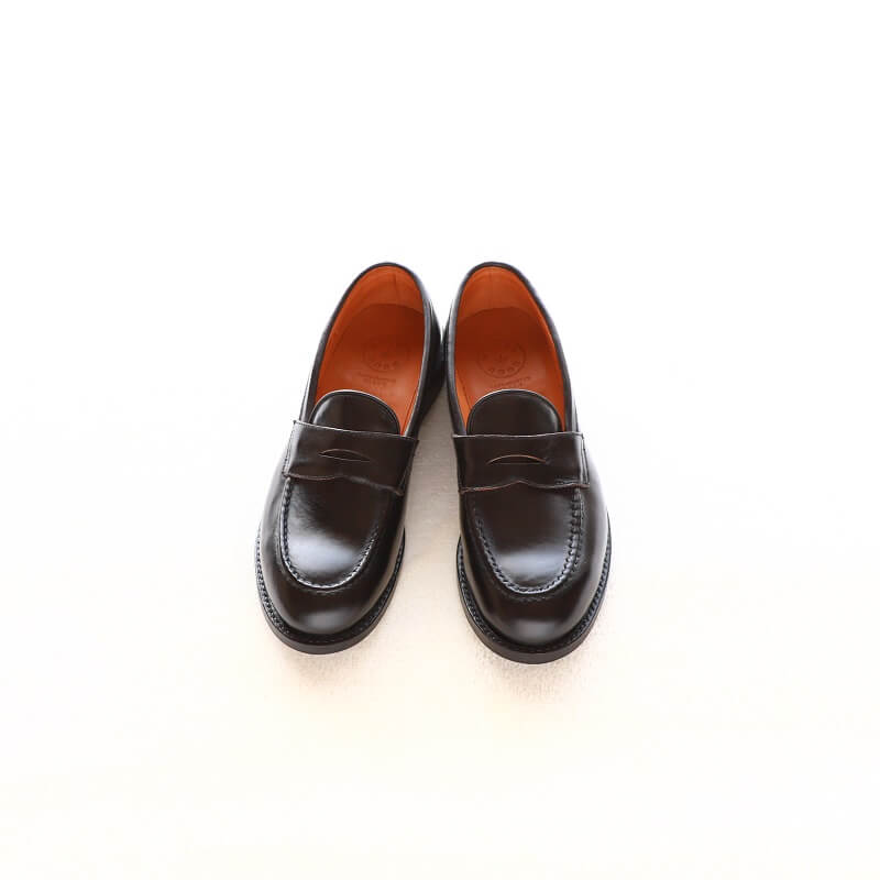 WHEEL ROBE ウィールローブ HEAVY STITCHING LOAFER Last #1228 ヘビーステッチングローファー BLACK