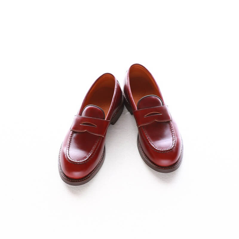 WHEEL ROBE ウィールローブ HEAVY STITCHING LOAFER Last #1228 ヘビーステッチングローファー BURGUNDY