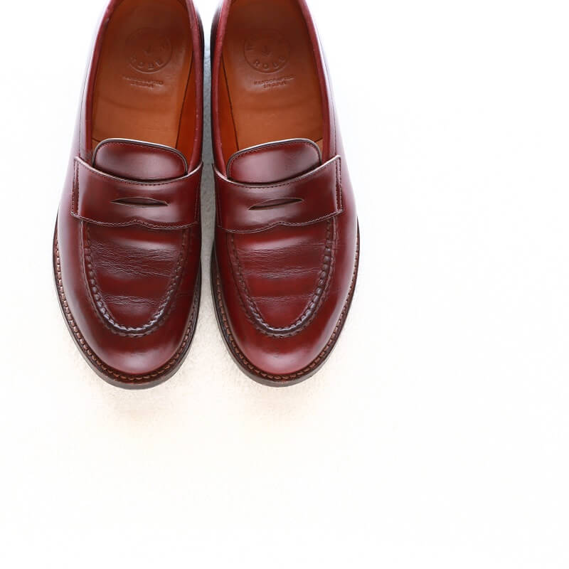 WHEEL ROBE ウィールローブ HEAVY STITCHING LOAFER Last #1228 ヘビーステッチングローファー BURGUNDY