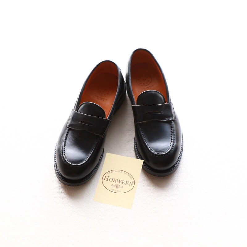 WHEEL ROBE ウィールローブ HEAVY STITCHING LOAFER Last #1228 ヘビーステッチングローファー BLACK