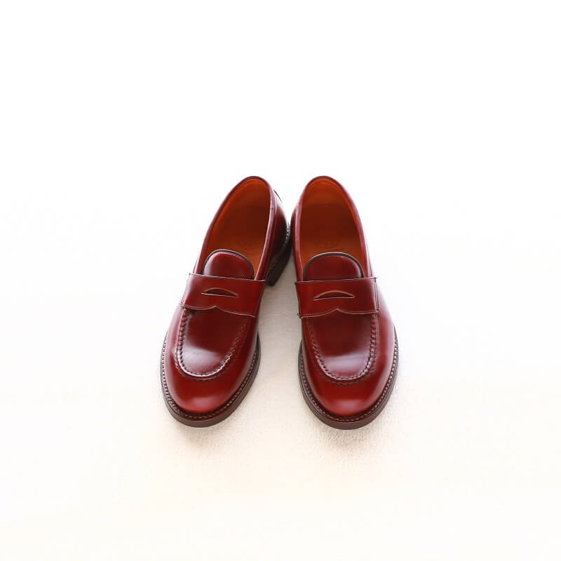 WHEEL ROBE ウィールローブ HEAVY STITCHING LOAFER Last #1228 ヘビーステッチングローファー BURGUNDY