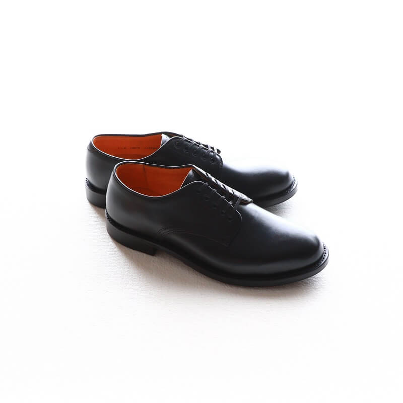 WHEEL ROBE ウィールローブ PLAIN TOE DERBY Last #1228 プレーントゥダービー BLACK